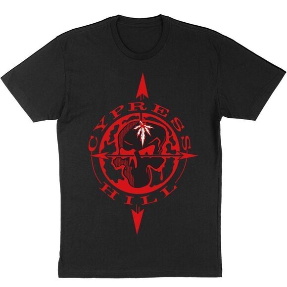 NEW- Cypress Hill- Skull & Compass" T-Shirt men's- Size Small - Picture 2 of 6